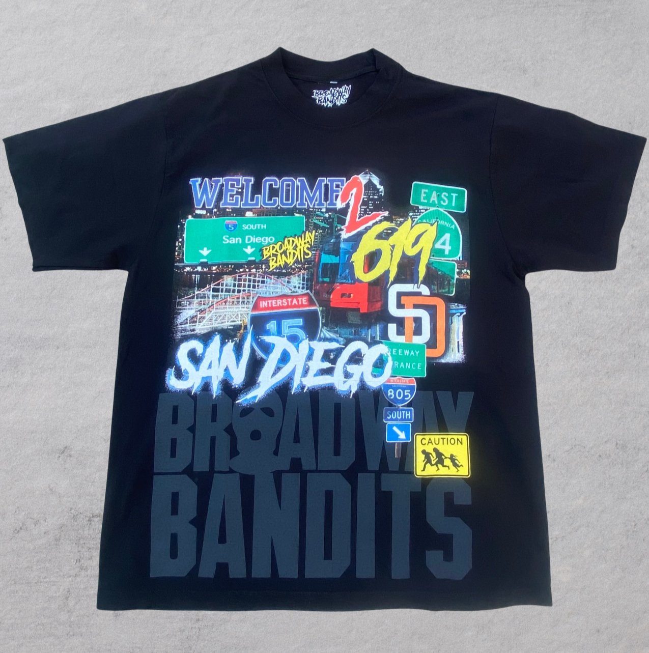 WELCOME TO SAN DIEGO - TSHIRT BLACK