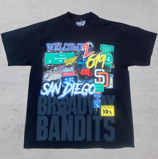 WELCOME TO SAN DIEGO - TSHIRT BLACK